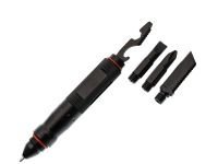 Тактическая ручка для выживания  с фонариком 11 в 1, розовая