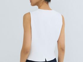 Классический жилет, Белый