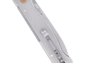 Складной нож SanRenMu Partner РТ711-SF, сталь 12C27, рукоять сталь, серебристый