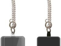 Шнурок Krutoff Жемчуг для телефона и ключей 1.1m White