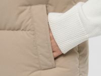 Женский стёганый жилет Lacoste с капюшоном