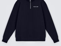 Толстовка на молнии с воротником-стойкой