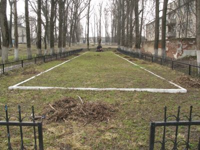 Памятное место, где находился гитлеровский лагерь смерти