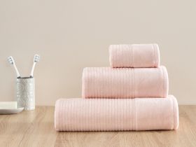 Полотенце махровое Vincenza, розовое