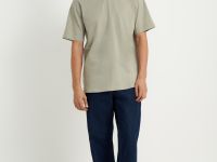 Футболка из хлопка свободного силуэта