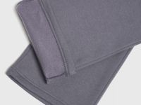 Широкие трикотажные брюки для девочек, Серый