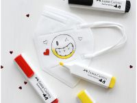 Маркер перманентный для ткани Faber-Castell "Textile" 1-5 мм, желтый