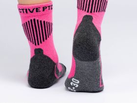 Термоноски трикотажные для девочек (низкие)