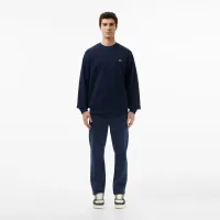 Мужские хлопковые спортивные брюки Lacoste стандартного кроя