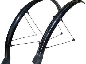 Комплект крыльев Stronglight ALUCHROME 26" тип E регулируемый крепеж (серебристый 60 мм)