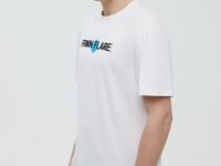 Футболка из хлопка с принтом