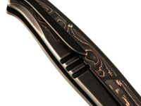 Складной нож Honor Caesar Elite Black bronze, сталь S35VN, рукоять титан и карбон