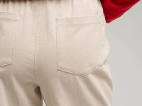 Брюки прямого кроя из вельвета