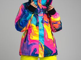 Зимняя куртка из мембранной ткани для девочки