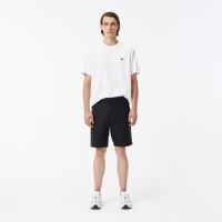 Мужские шорты Lacoste из смеси хлопка и льна