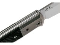 Складной нож LionSteel Gitano, сталь Niolox, рукоять Black G10