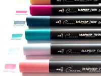 Маркер спиртовой Сонет "TWIN Brush" Красно-фиолетовый тусклый