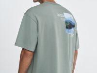 Футболка с природным термопринтом O'STIN х Экспедиция, Зеленый