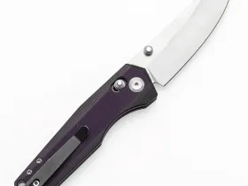 Складной нож Tenable Beaver, сталь NItro-V, рукоять G10, Black/Purple