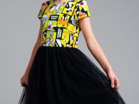 Платье трикотажное для девочек