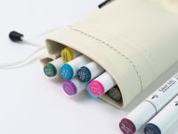 Пенал для маркеров Малевичъ 22,5 х 9 см, бежевый