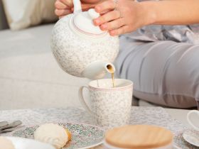 Тарелка Floral lace I