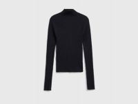 Вязаный джемпер для девочек, Черный