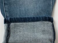 Брюки текстильные джинсовые утепленные флисом для мальчиков