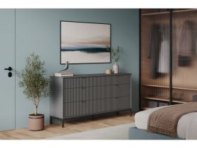 Комод Трейвис 165x84 Графитовый