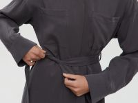 Платье с нагрудными карманами и поясом