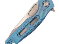 Нож складной Thor 3 Rikeknife, сталь M390, рукоять титан, синий
