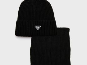 Комплект трикотажный для мальчиков: шапка, снуд