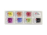 Набор акварели "Белые Ночи" Лето, мерцающая, 8 шт х 2,5 мл, картон