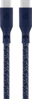 Кабель uBear Trend Cable USB-C — USB-C, 2.4 м, нейлон синий