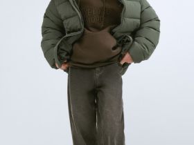 Утеплённая куртка для мальчиков, Зеленый