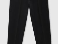 Брюки прямого кроя с эластичным поясом