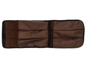 Сумка для 6 фиксированных ножей с замком KTB, коричневая L