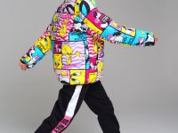 Куртка текстильная с полиуретановым покрытием для девочек