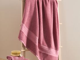 Полотенце махровое Basena, пыльная роза