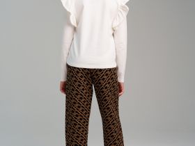 Брюки трикотажные для девочек