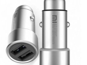 Автомобильное зарядное устройство Xiaomi Mi Car Charger Fast 2XUSB 36W (CC02CZM) (Silver)