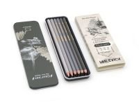 Набор карандашей графитных матовых Малевичъ "GrafArt", 6 шт