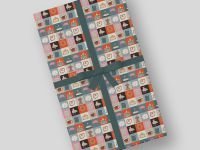 Бумага упаковочная "Шашечка Петербург" 70*100 см