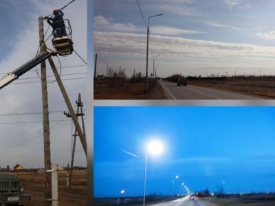 В двух селах Якутии установили уличное освещение
