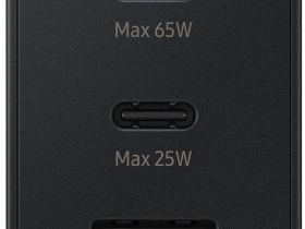 Сетевое зарядное устройство Samsung T6530 65Вт, 2xUSB Type-C, USB-A черный