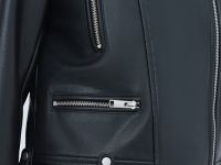 Куртка-косуха из искусственной кожи, Черный