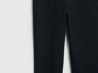 Узкие джинсы с высокой посадкой, Черный