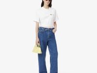 Женская футболка Lacoste из органического хлопка