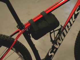 Чехол - накидка для велосипеда Старт II 26"-28" (черный / серый)