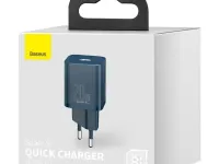 Сетевое зарядное устройство Baseus Super Si Quick Charger 20W Type-C/кабель Type-C-Lightning 100см (TZCCSUP-B03) (синий)